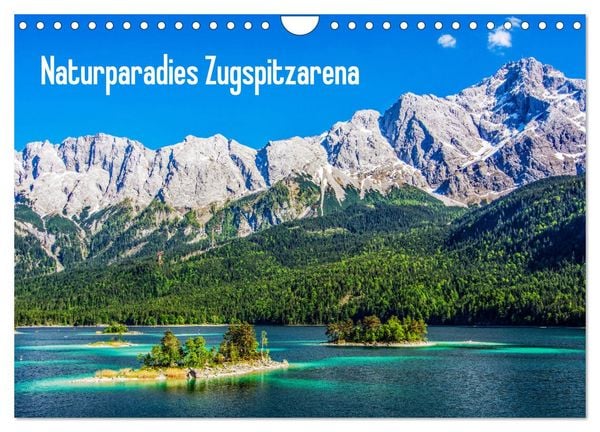 Produktbild: Naturparadies Zugspitzarena (Wandkalender 2026 DIN A4 quer), CALVENDO Monatskalender