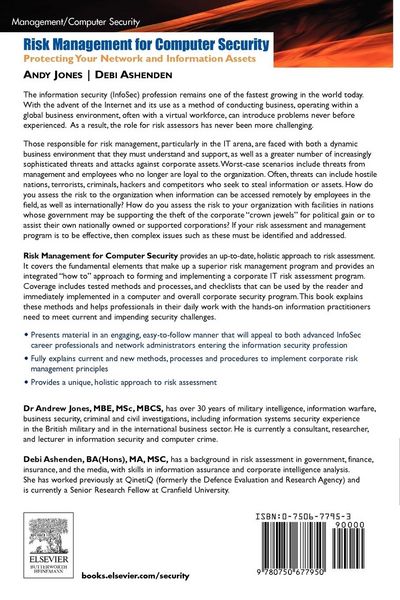 Produktbild: Risk Management for Computer Security