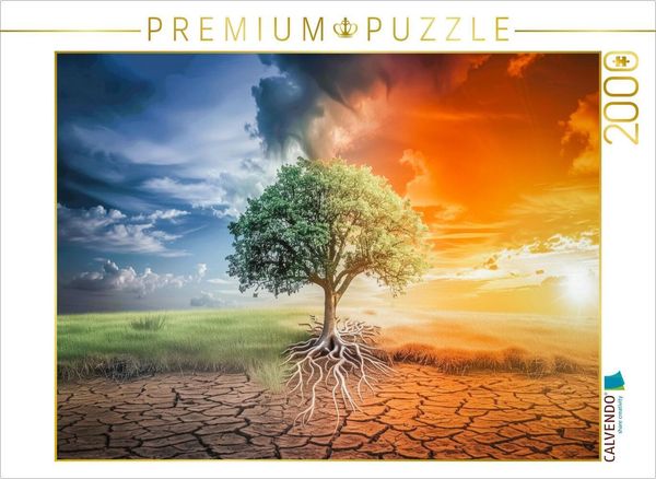 Produktbild: CALVENDO Puzzle Ein Motiv aus dem Kalender Das Klima in Aufruhr - Die Spirale der Globalen Erw&auml;rmung | 2000 Teile Lege-Gr&ouml;&szlig;e 90x67cm Foto-Puzzle f&uuml;r gl&uuml;ckliche Stunden