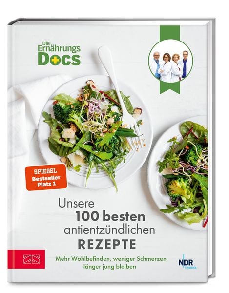 Produktbild: Die Ern&auml;hrungs-Docs &ndash; Unsere 100 besten antientz&uuml;ndlichen Rezepte