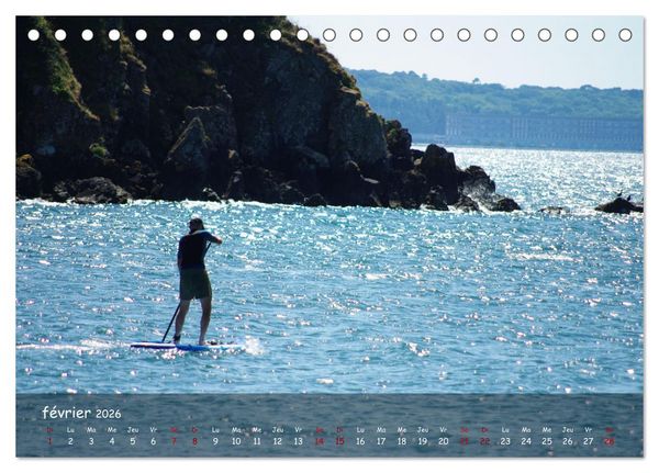 Produktbild: Plaisirs nautiques (Calendrier de bureau 2026 DIN A5 vertical), CALVENDO calendrier mensuel