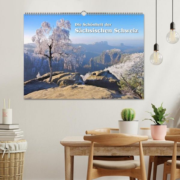 Produktbild: Die Sch&ouml;nheit der S&auml;chsischen Schweiz (Wandkalender 2026 DIN A2 quer), CALVENDO Monatskalender
