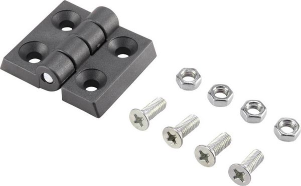 Produktbild: Basetech Kunststoff-Scharnier 53x44x8mm 53mm 1St.