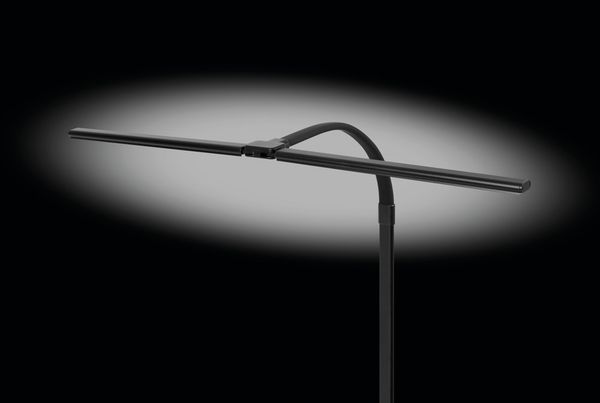 Produktbild: HANSA Bildschirmleuchte mit Doppelkopf LED Nova, schwarz