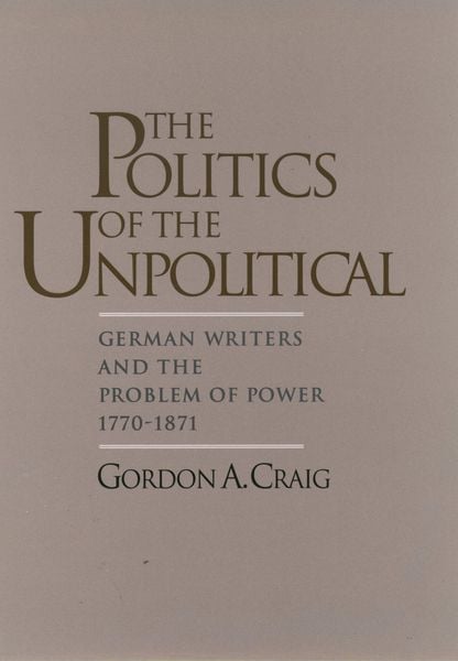 Produktbild: The Politics of the Unpolitical