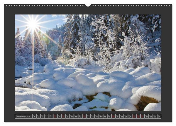 Produktbild: Gr&uuml;&szlig;e aus Wald (hochwertiger Premium Wandkalender 2026 DIN A2 quer), Kunstdruck in Hochglanz