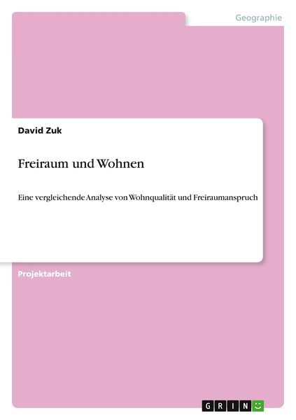 Produktbild: Freiraum und Wohnen