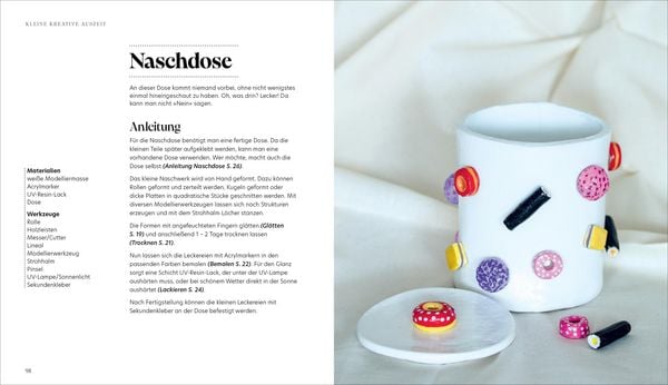 Produktbild: Kleine kreative Auszeit: S&uuml;&szlig;e Deko modellieren