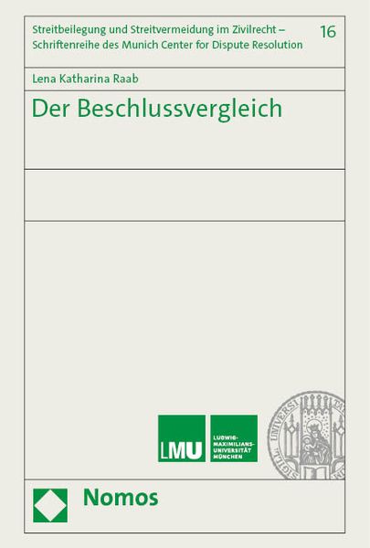 Produktbild: Der Beschlussvergleich