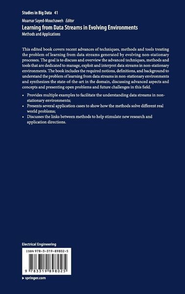 Produktbild: Learning from Data Streams in Evolving Environments