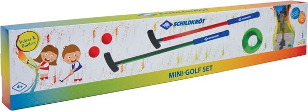 MINI GOLF Set, im 4C Karton (Set für 2 Spieler)