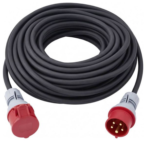 Produktbild: Sygonix SY-7486042 Strom Verl&auml;ngerungskabel 16A Rot 25m H07RN-F 5G 2,5mm&sup2;