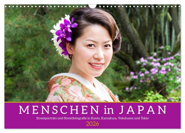 Produktbild: Menschen in Japan (Wandkalender 2026 DIN A3 quer), CALVENDO Monatskalender