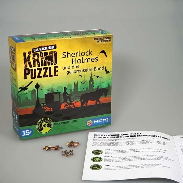 Produktbild: Sherlock Holmes - Das mysteri&ouml;se Krimi Puzzle - 1000 T