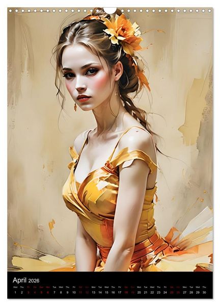 Produktbild: Dancing Elegance (Wall Calendar 2026 DIN A3 portrait), CALVENDO 12 Month Wall Calendar