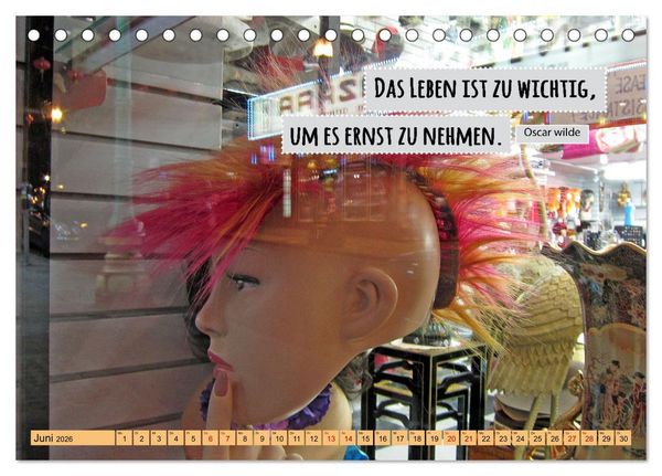 Produktbild: Enjoy your life - Genie&szlig;e das Leben (Tischkalender 2026 DIN A5 quer), CALVENDO Monatskalender