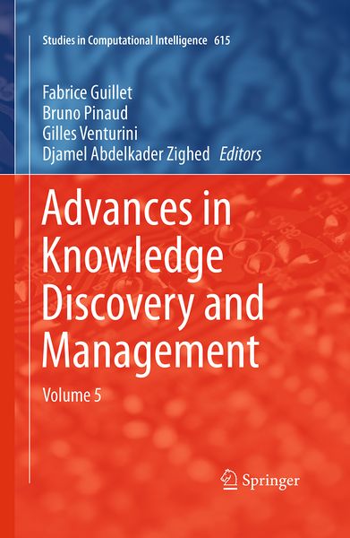 Produktbild: Advances in Knowledge Discovery and Management