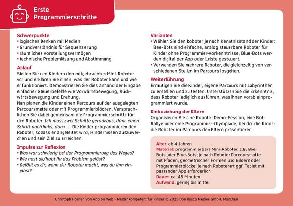 Produktbild: Von App bis Web. Medienkompetenz f&uuml;r Kinder von 3 bis 8