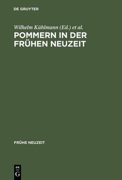 Produktbild: Pommern in der Fr&uuml;hen Neuzeit