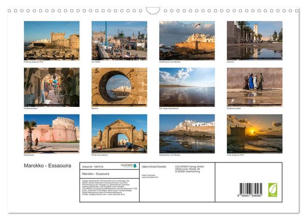 Produktbild: Marokko - Essaouira (Wandkalender 2026 DIN A3 quer), CALVENDO Monatskalender