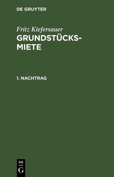 Produktbild: Nachtrag 1.