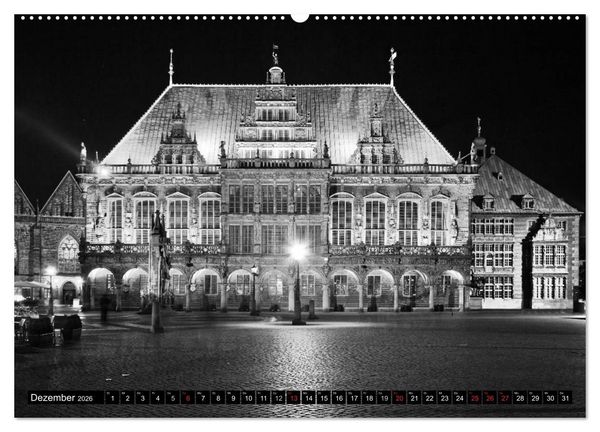 Produktbild: Historisches Bremen (Wandkalender 2026 DIN A2 quer), CALVENDO Monatskalender
