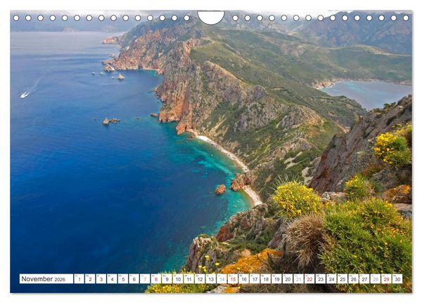 Produktbild: Frankreich - Korsika (Wandkalender 2026 DIN A4 quer), CALVENDO Monatskalender