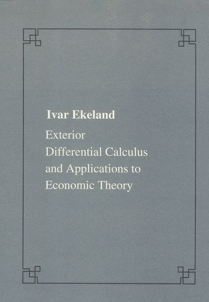 Produktbild: Exterior differential calculus and applications to economic theory