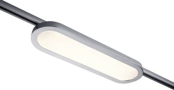 Paulmann Panel Loop Hochvolt-Schienensystem-Leuchte URail LED fest eingebaut 7 W LED Chrom (matt)