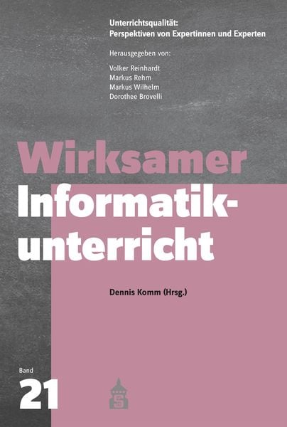 Produktbild: Wirksamer Informatikunterricht