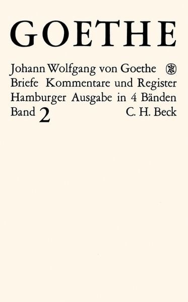 Produktbild: GOETHE, JOHANN WOLFGANG V.: BRIEFE, II