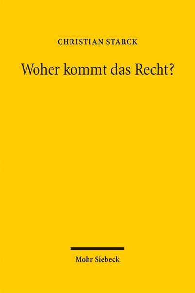 Produktbild: Woher kommt das Recht?