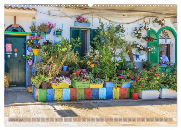 Produktbild: Altstadt Bari Vecchia (hochwertiger Premium Wandkalender 2026 DIN A2 quer), Kunstdruck in Hochglanz