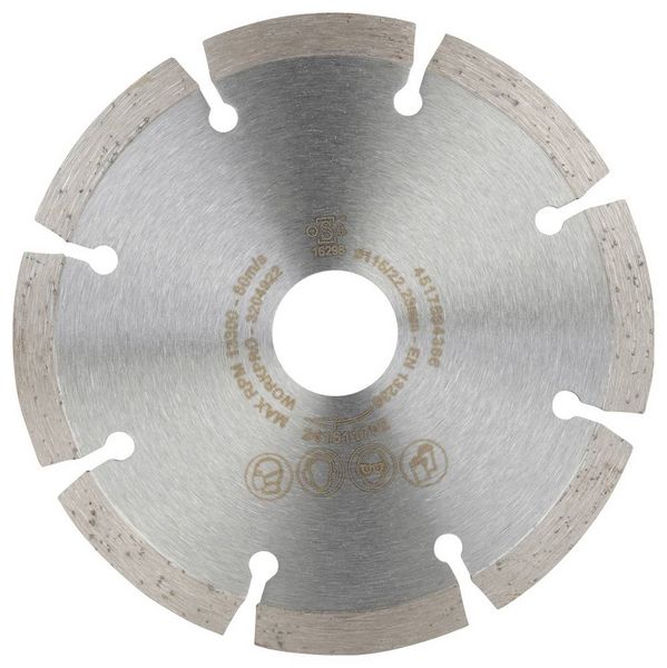 Produktbild: WorkPro GSOSSE-1 Trennscheibe 115 mm 1 St. Keramik, Porzellan, Marmor, Mauerwerk, Glas, Kalkstein, Granit, Naturstein, Sandstein