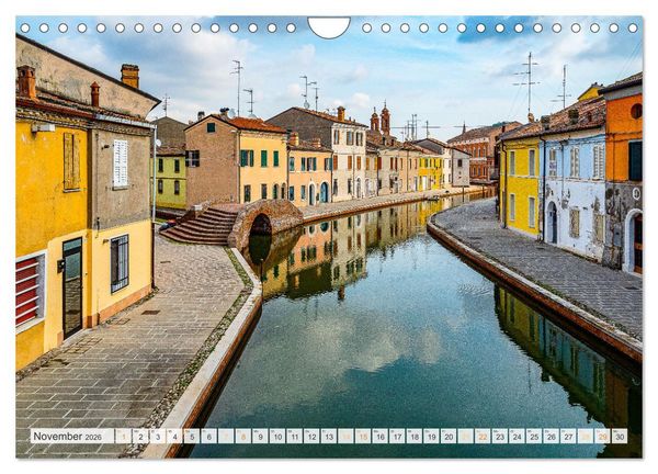 Produktbild: ItalienReise Venedig Chioggia Comacchio (Wandkalender 2026 DIN A4 quer), CALVENDO Monatskalender