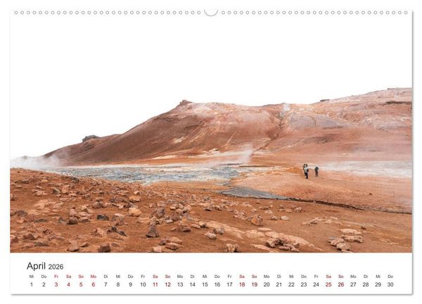 Produktbild: Island - Mehr als nur eine Insel. (Wandkalender 2026 DIN A2 quer), CALVENDO Monatskalender