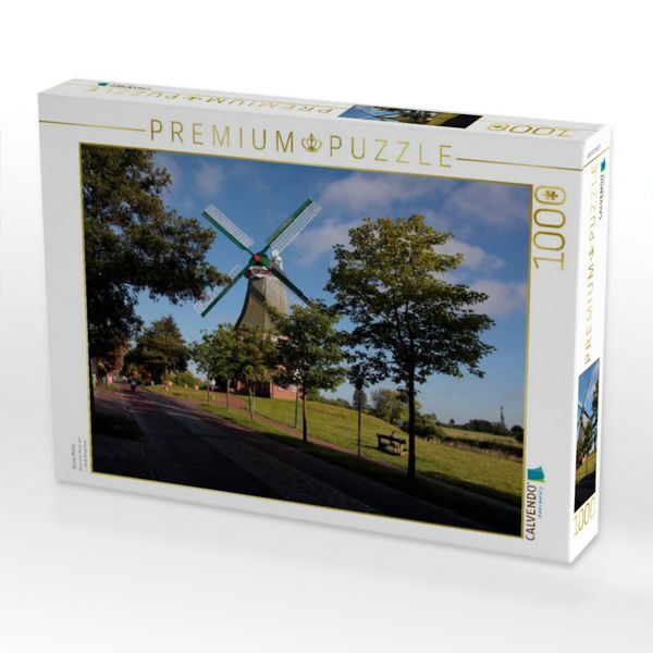 Produktbild: CALVENDO Puzzle Gr&uuml;ne M&uuml;hle | 1000 Teile Lege-Gr&ouml;&szlig;e 64x48cm Foto-Puzzle f&uuml;r gl&uuml;ckliche Stunden