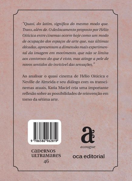 Produktbild: Do quasi cinema ao transcinema