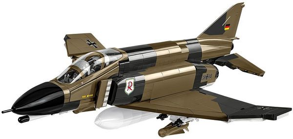 Produktbild: COBI Armed Forces 5898 - F-4F PHANTOM II, &Uuml;berschall-Mehrzweckjagdflugzeug, Ma&szlig;stab 1:48, Bausatz, 676 Klemmbausteine