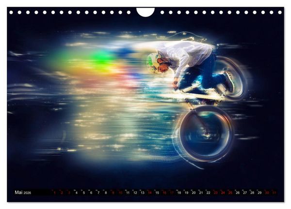 Produktbild: BMX Universum (Wandkalender 2026 DIN A4 quer), CALVENDO Monatskalender