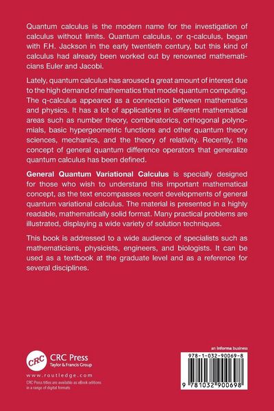 Produktbild: General Quantum Variational Calculus