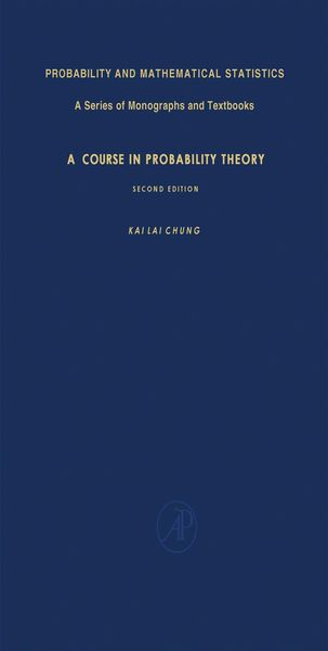 Produktbild: A Course in Probability Theory