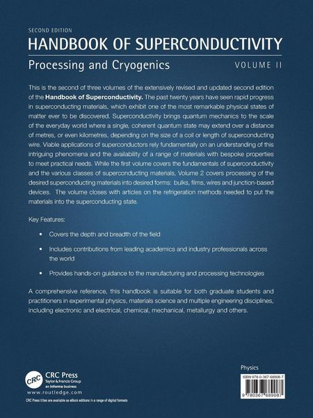 Produktbild: Handbook of Superconductivity