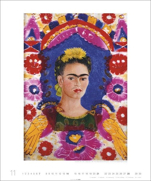 Produktbild: Frida Kahlo Edition Kalender 2027