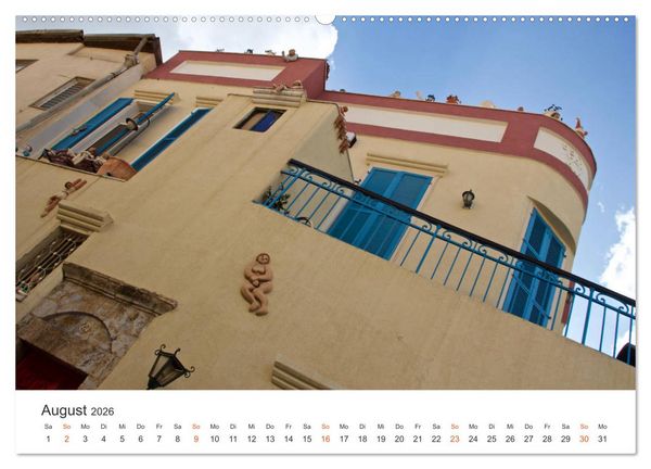 Produktbild: TEL AVIV Fassaden (hochwertiger Premium Wandkalender 2026 DIN A2 quer), Kunstdruck in Hochglanz