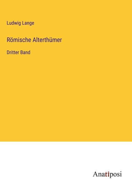 Produktbild: R&ouml;mische Alterth&uuml;mer