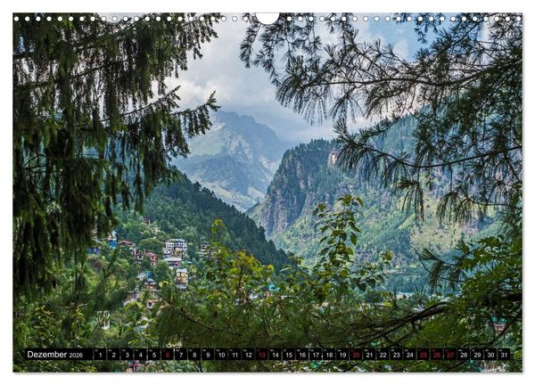 Produktbild: Himachal Pradesh - Bezaubernde Bergwelt im Himalaya (Wandkalender 2026 DIN A3 quer), CALVENDO Monatskalender
