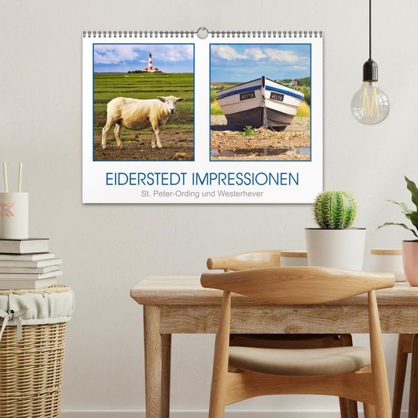 Produktbild: Eiderstedt Impressionen (Wandkalender 2027 DIN A3 quer), CALVENDO Monatskalender
