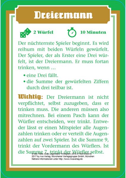 Produktbild: Das legend&auml;re Trinkspiel