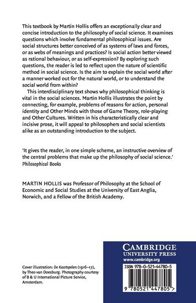 Produktbild: The Philosophy of Social Science